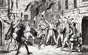 Les fêtards, illustration de 